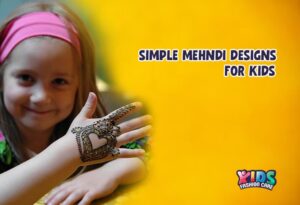 Easy and Simple Mehndi Designs for Kids Little Hands