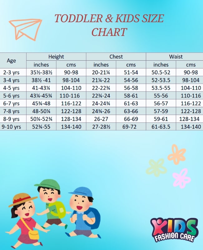 Measurement Chart For Kids