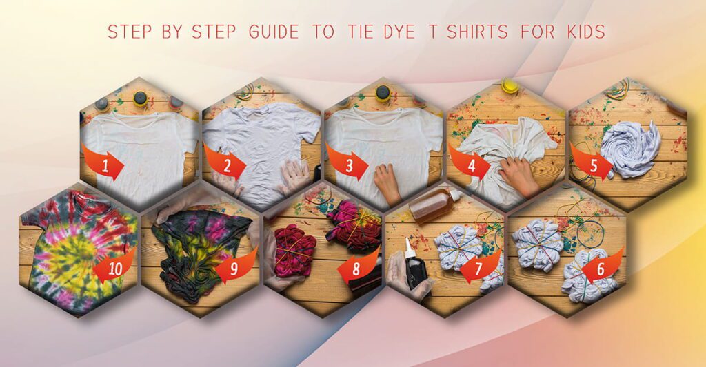 How to Tie-Dye T-Shirts for Kids: A Fun and Creative Guide 4 How to Tie-Dye T-Shirts for Kids