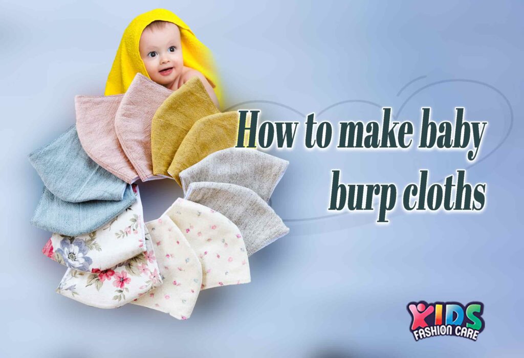 how to make baby burp cloths