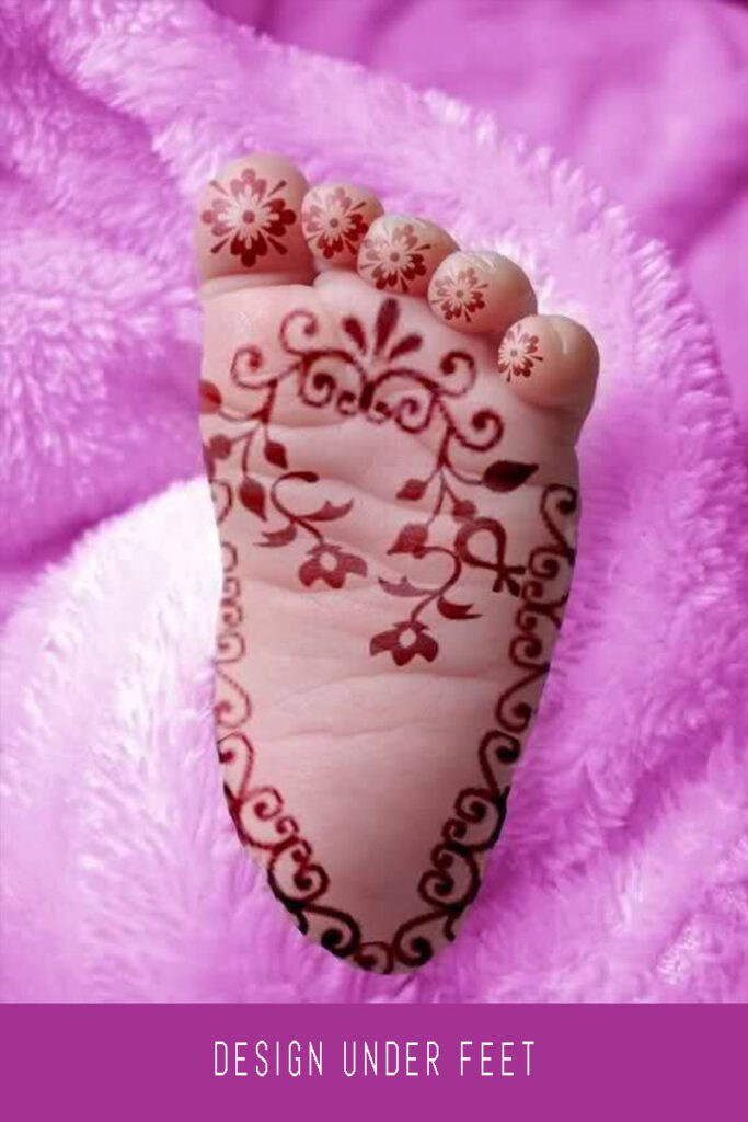 7 Easy Mehndi Designs for Kids Feet 10 easy mehndi designs for kids foot
