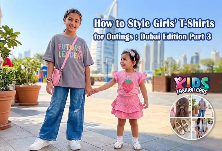 How to style girls t-shirts for outings